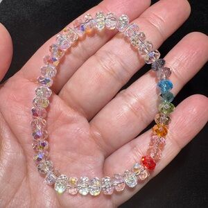 Sparkling Multicolor Crystal Stretch Bracelet